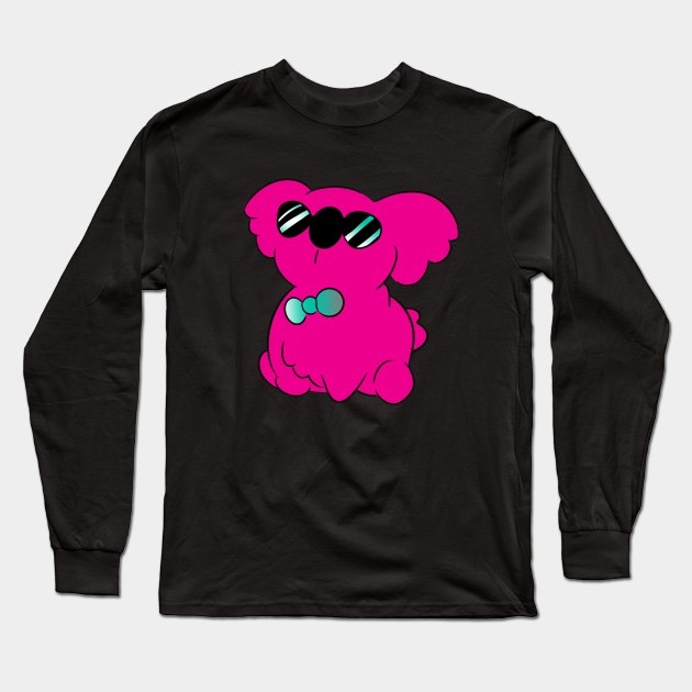 Cool Koala Long Sleeve T-Shirt by Jossly_Draws